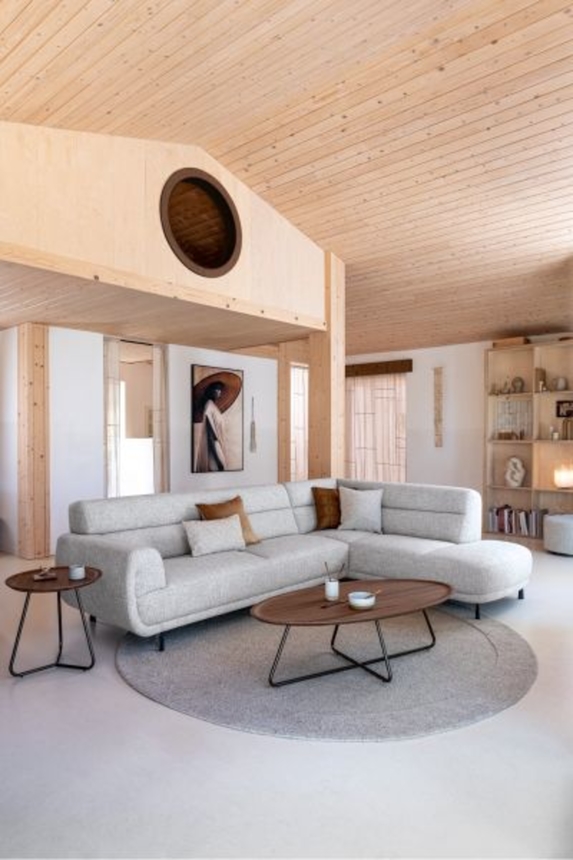 XOOON Brianza, Couchtisch 130 x 65 cm - Braun - 6