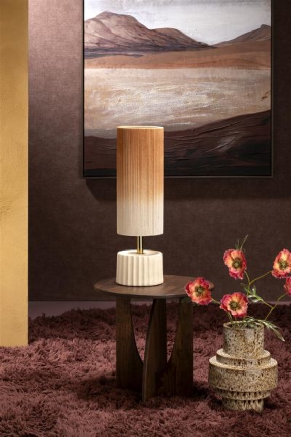 Coco Maison Tischleuchte "Ambre" mit Farbverlauf - Braun, Taupe - 7