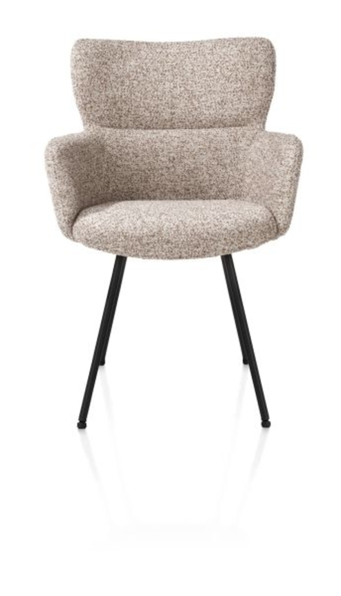 XOOON Sage, Armlehnstuhl - 4-Fußen - Schwarz/ Anthrazit, Braun, Grau, Gruen, Orange, Taupe, Weiss - 1