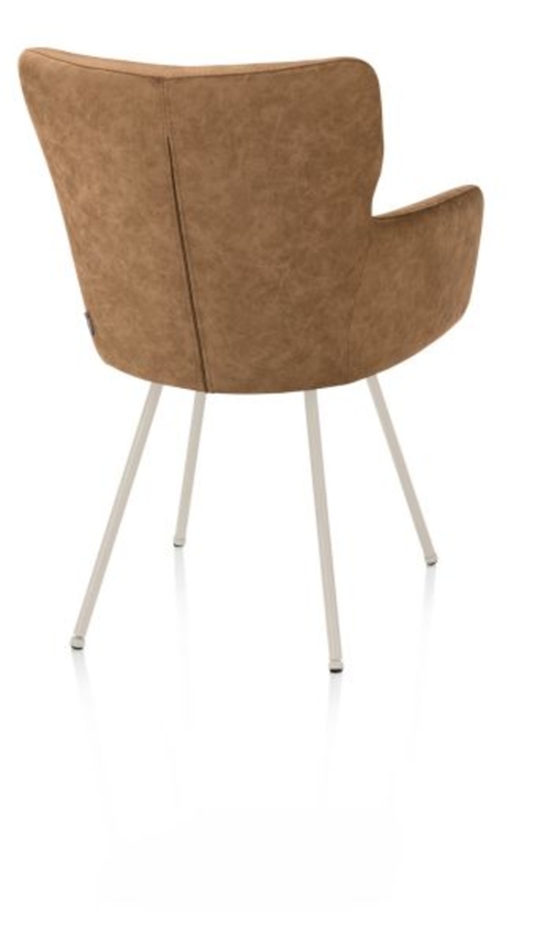 XOOON Sage, Armlehnstuhl 4 Fußen creme - Stoff Oregon -  - 3