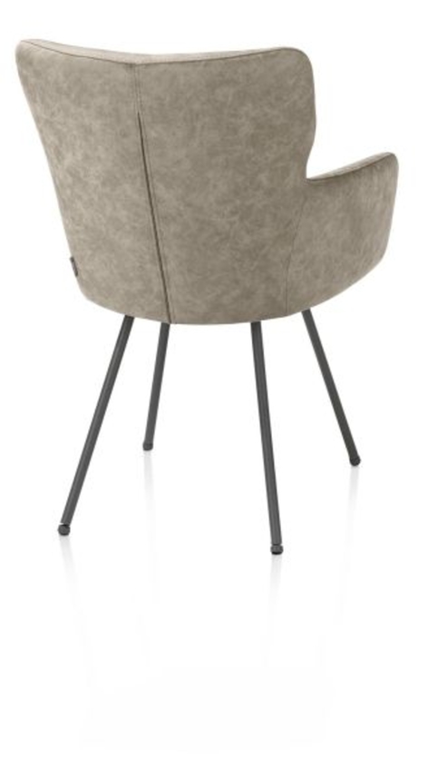 XOOON Sage, Armlehnstuhl 4 Fußen graphit - Stoff Oregon -  - 3