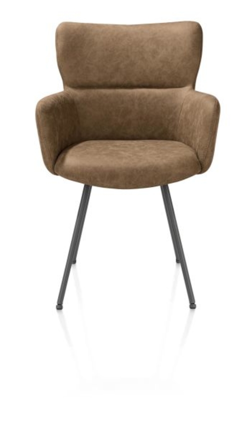 XOOON Sage, Armlehnstuhl 4 Fußen graphit - Stoff Oregon -  - 1