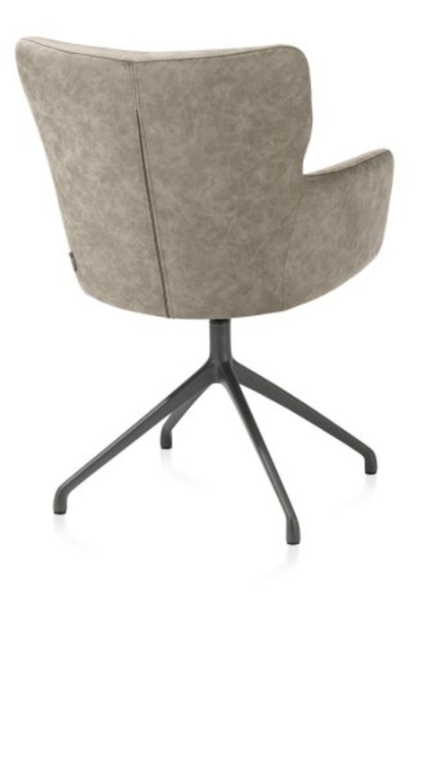 XOOON Sage, Armlehnstuhl drehbar - graphit - Stoff Oregon -  - 3