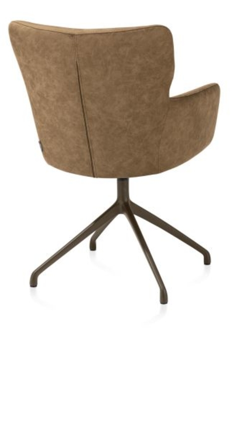 XOOON Sage, Armlehnstuhl drehbar - steelbrown - Stoff Oregon -  - 3