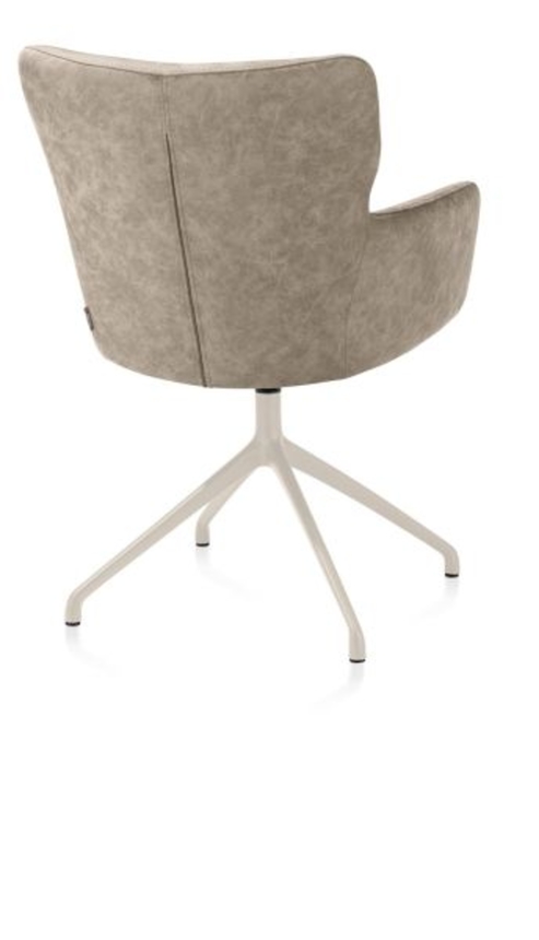 XOOON Sage, Armlehnstuhl drehbar - creme - Stoff Oregon -  - 3