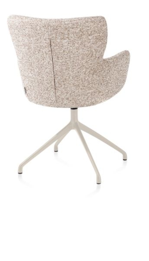 XOOON Sage, Armlehnstuhl drehbar - creme - Stoff Luton - Kupfer - 3