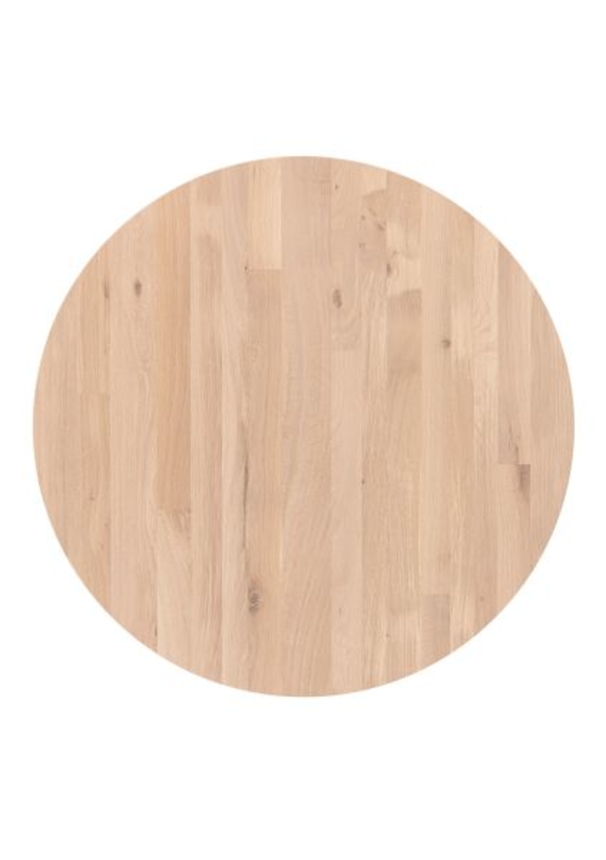XOOON Arvada, Tresentisch 125 cm, rund, 4 Beine - Beige, Weiß, Gelb - 2