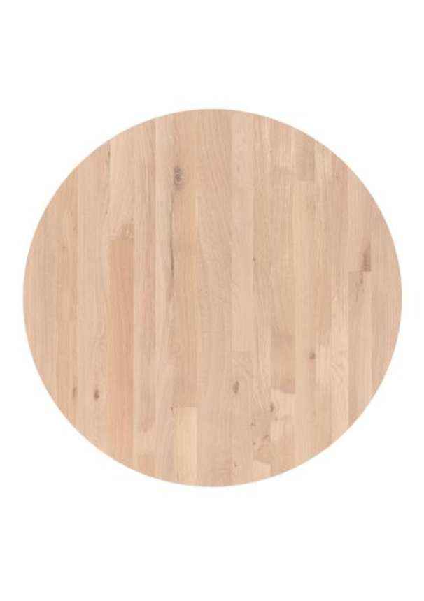 XOOON Arvada, Tresentisch 140 cm, rund, 4 Beine - Beige, Weiß, Gelb - 2