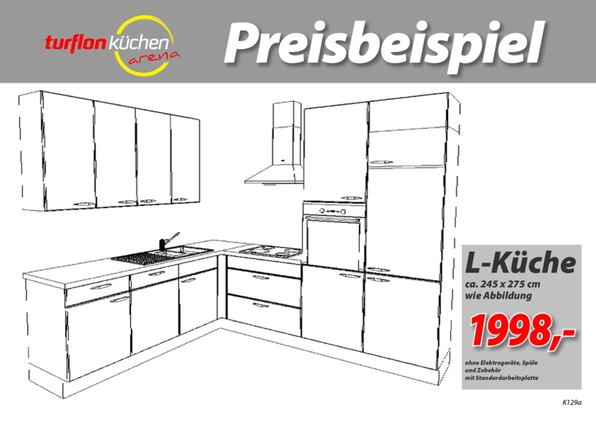 Ausstellungskuchen Mobel Turflon Online Shop