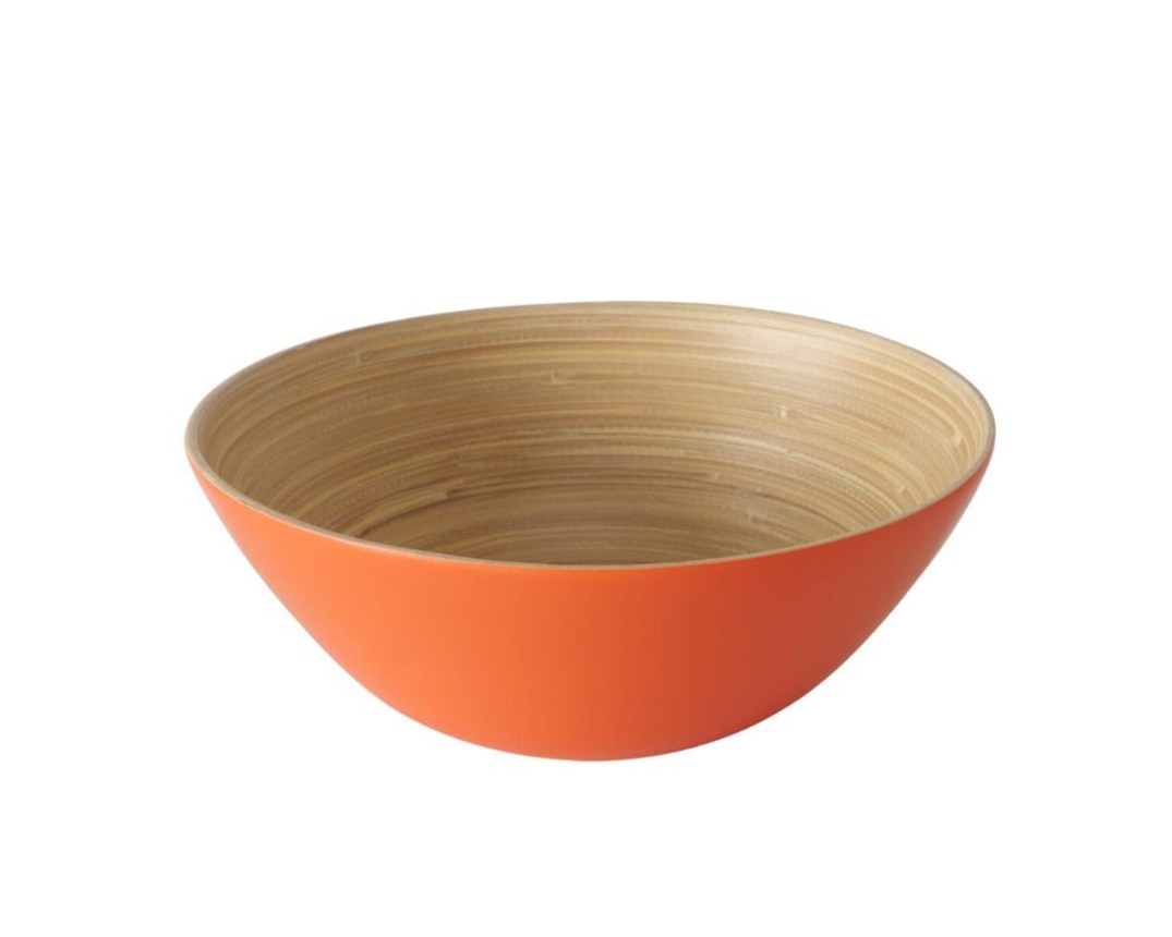 Deko-Schale "Bambo". ca. 7 cm - Orange - 1