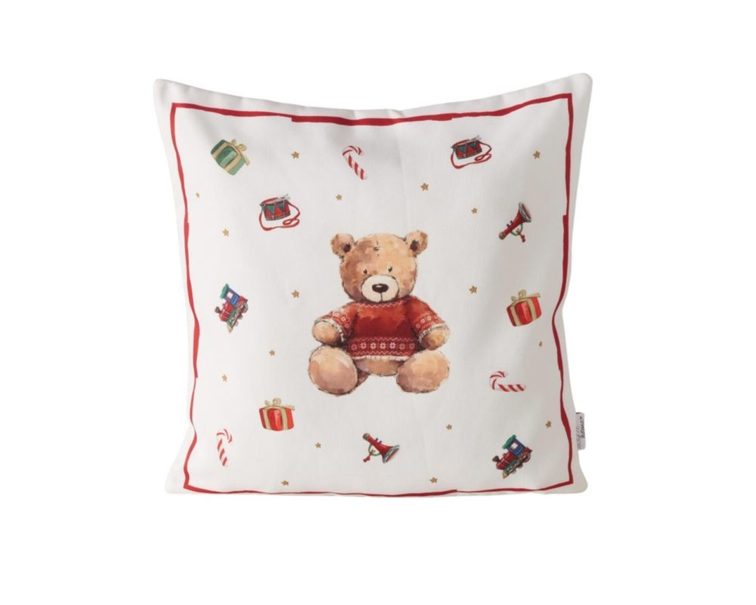 Kissen "Bailey", ca. 45x45 cm - Weiß - 1