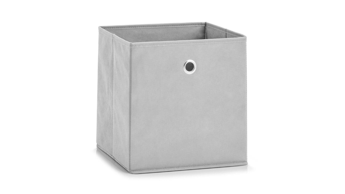Aufbewahrungsbox "Lisa" aus Vlies, ca. 28 cm, hellgrau - Hellgrau - 1