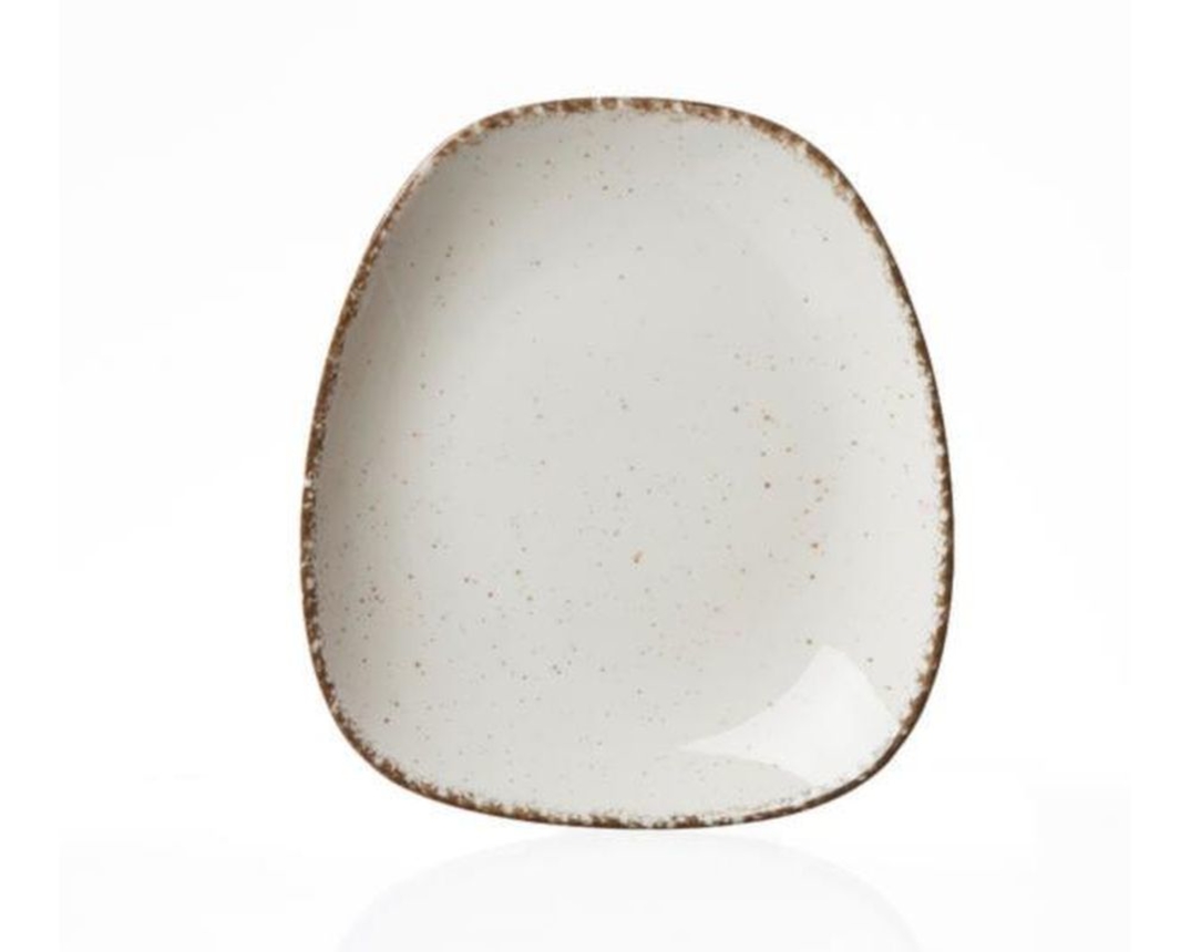 Teller "Casa", oval, ca. 19x16,5 cm, creme - creme - 1