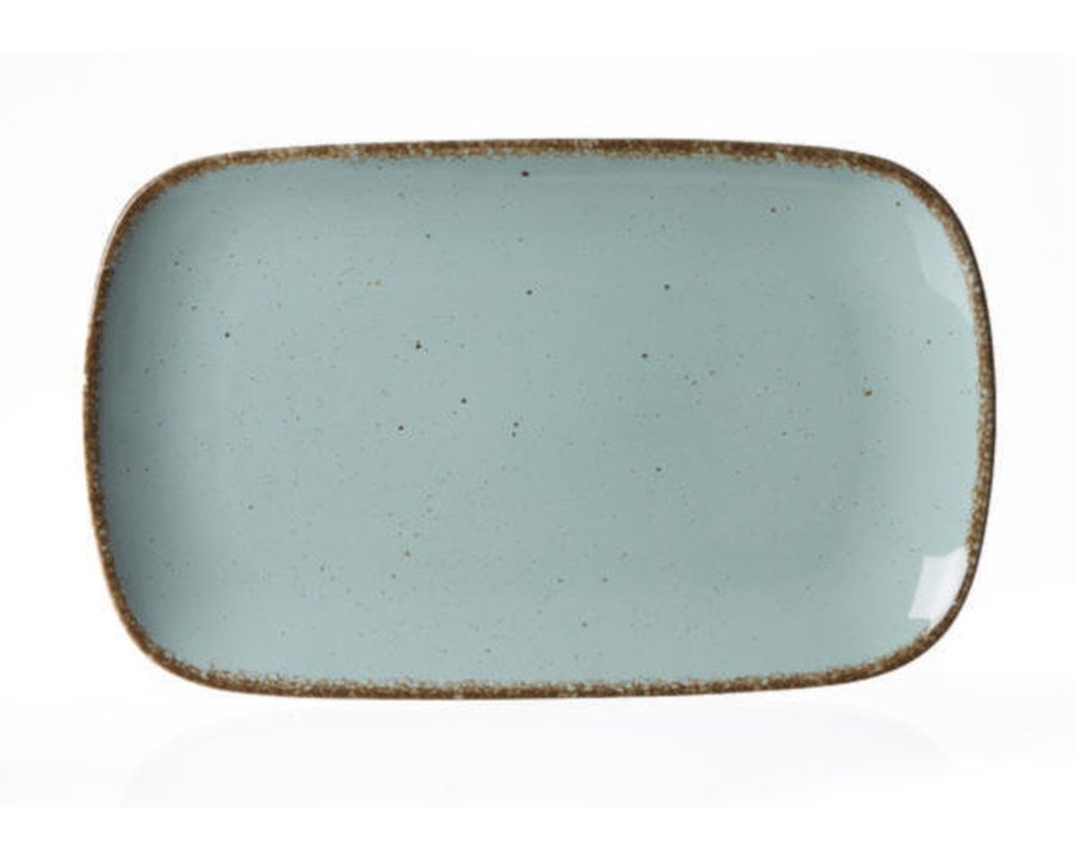 Servierplatte "Casa", ca. 33x20 cm, blau - Blau - 1