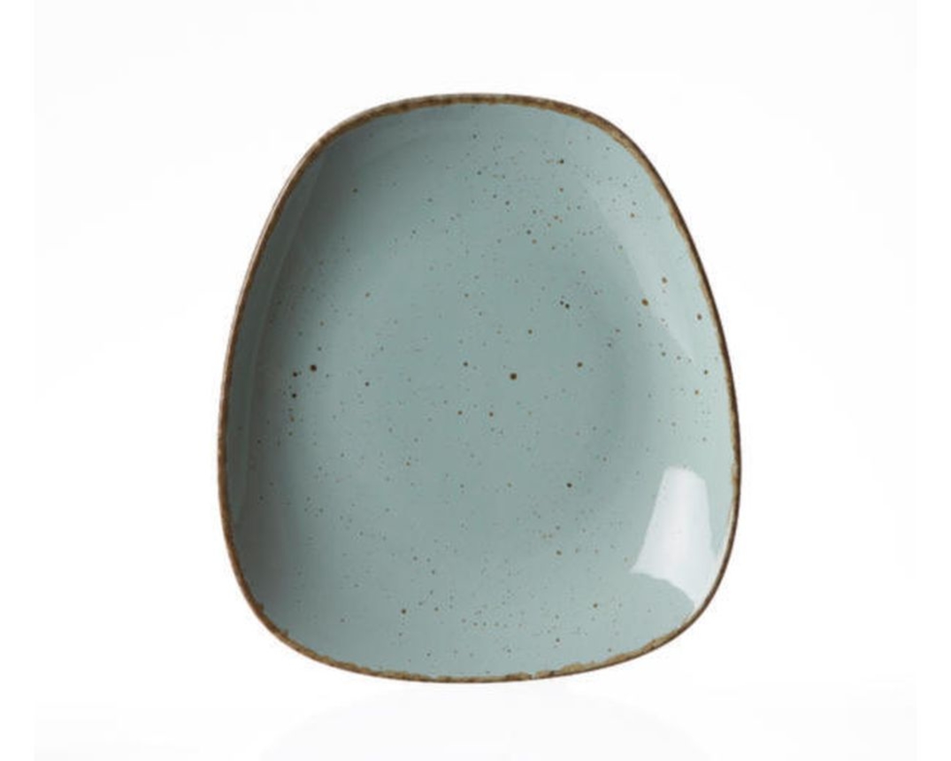 Teller "Casa", oval, ca. 19x16,5 cm, blau - blau - 1