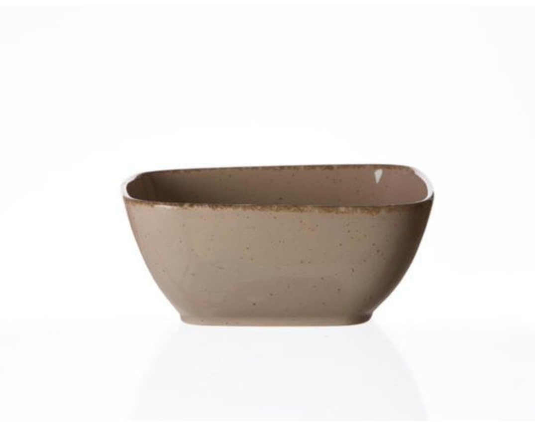 Schale "Casa", eckig, ca. 22 cm, grau - Grau - 1