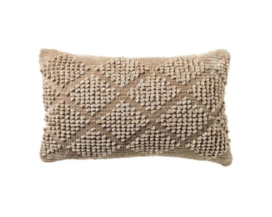 Trendhopper Kissen "Elio", beige/braun, ca. 30x50 cm - Pumice Stone - 1