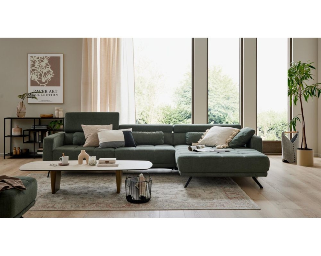 Interliving Wohnlandschaft 4303, leger, grün - Cyber Moos - 4