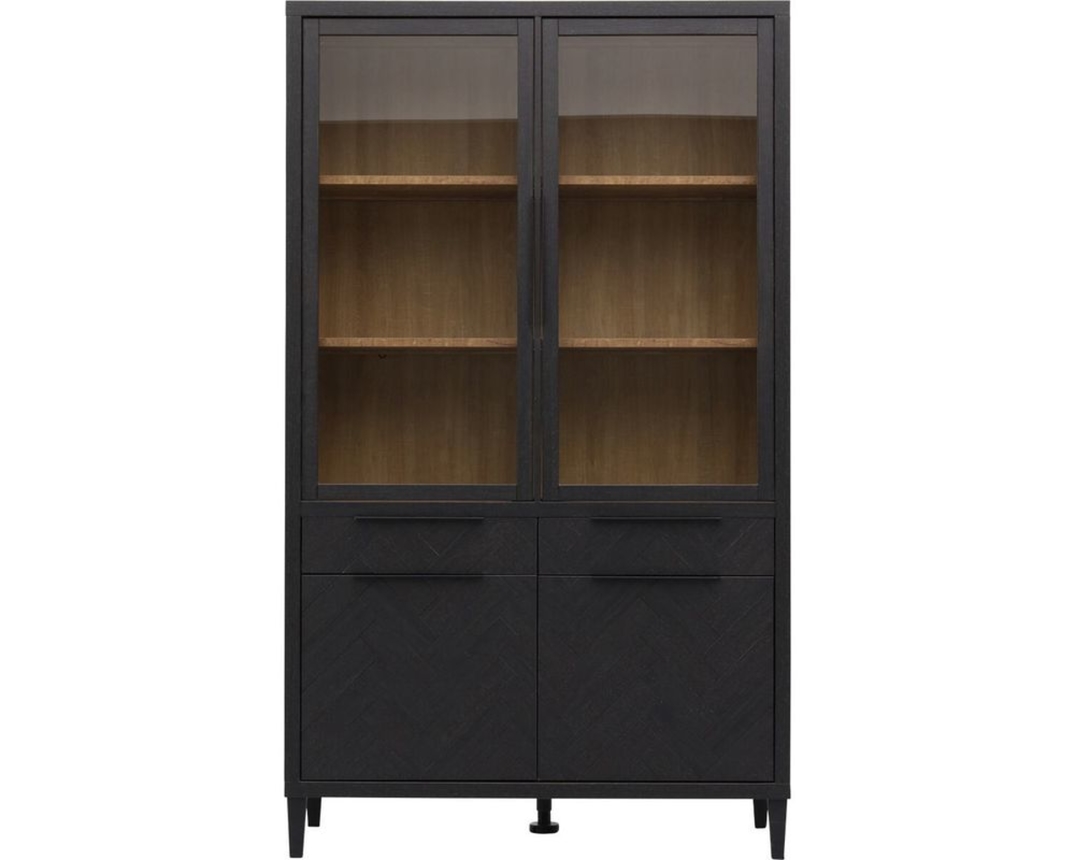 Trendhopper Vitrine "Gaya" - Schwarz - 1