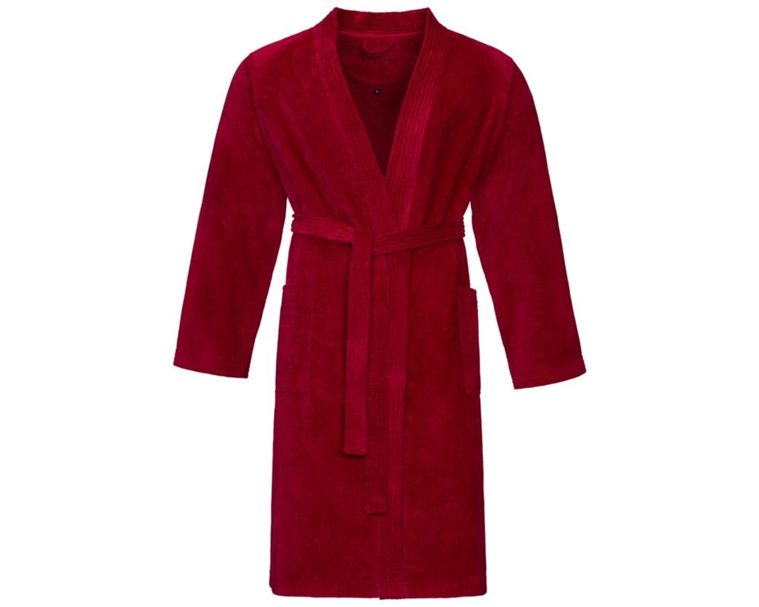 Bademantel "Dallas", Größe L, rot - Rubin - 1