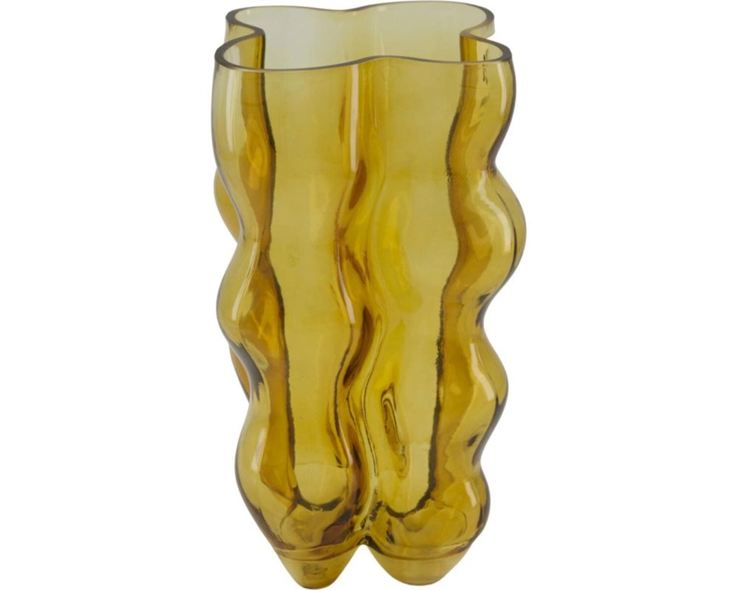 Trendhopper Glasvase "Amber", ca. 31 cm hoch - Durchsichtig - 1
