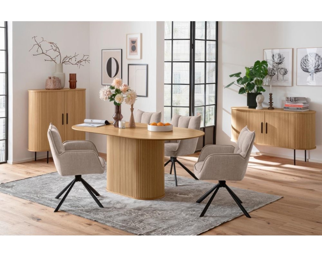 Esstisch "Uettingen", ca. 180x95 cm - Braun - 2