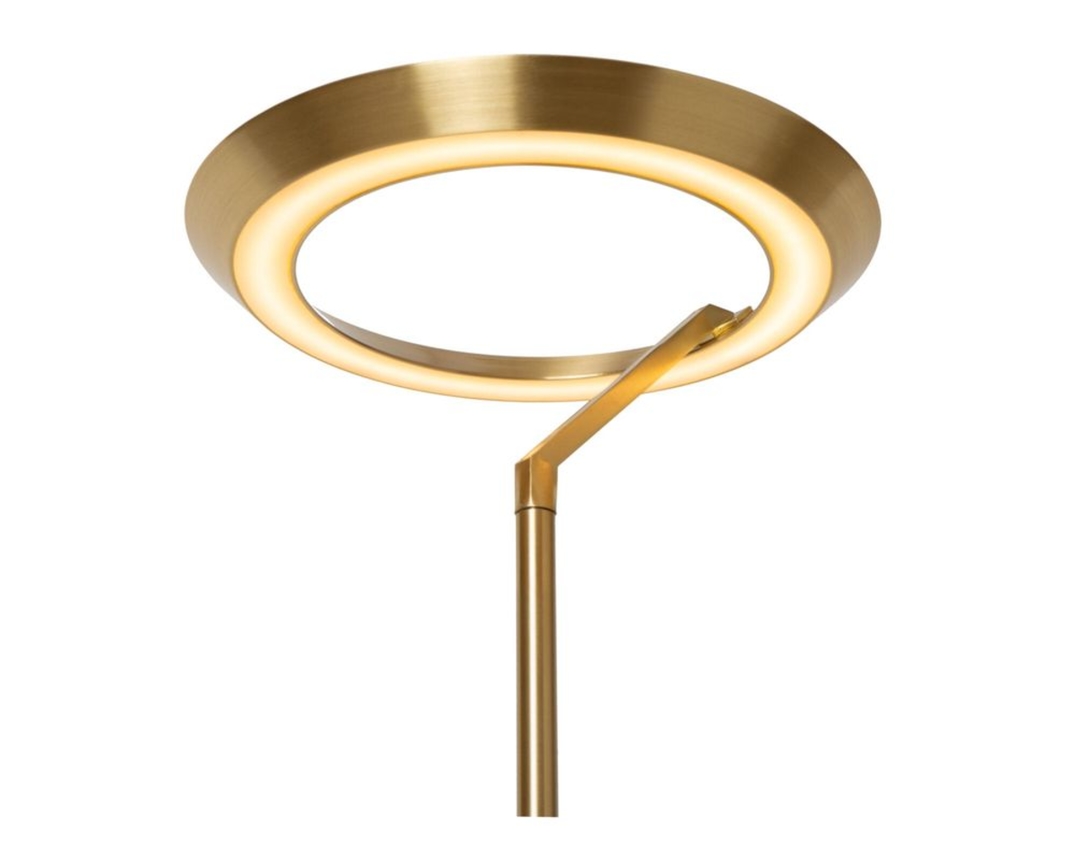 LED-Stehleuchte "Celeste" mit Tastdimmer, gold - Gold - 2