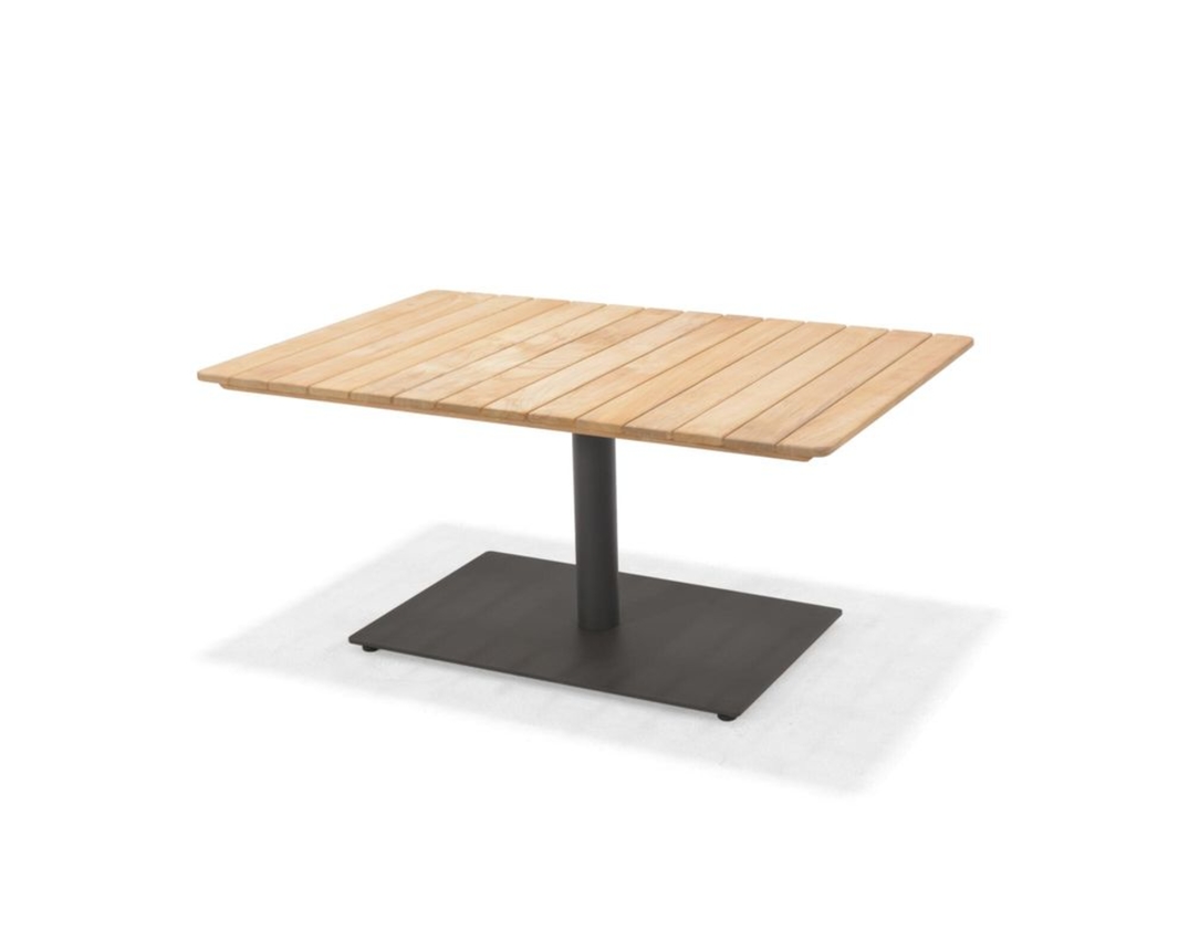 Couchtisch / Gartentisch "Pearl", Teakholz - Braun/Grau - 1