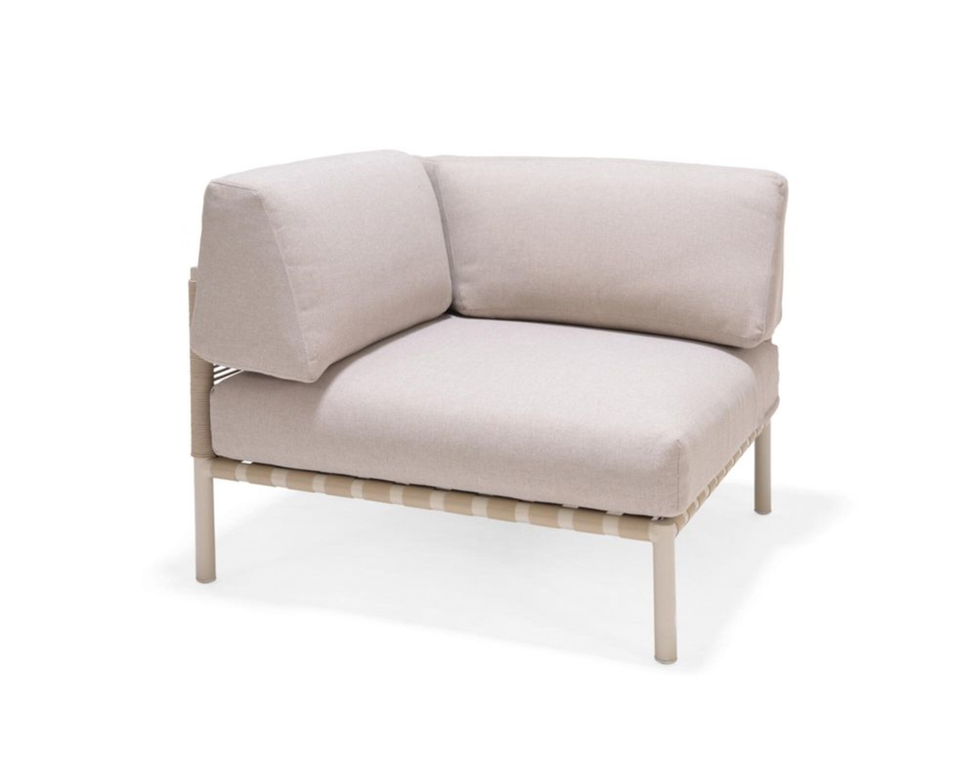 Eckmodul "Horizon" - Koralle Sand - 1