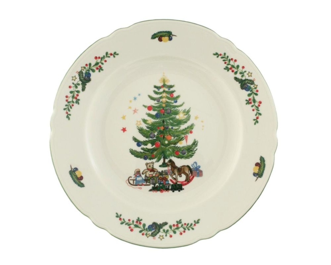 Frühstücksteller "Marie Luise Weihnachten", ca. 20 cm, aus Porzellan - Mehrfarbig - 1