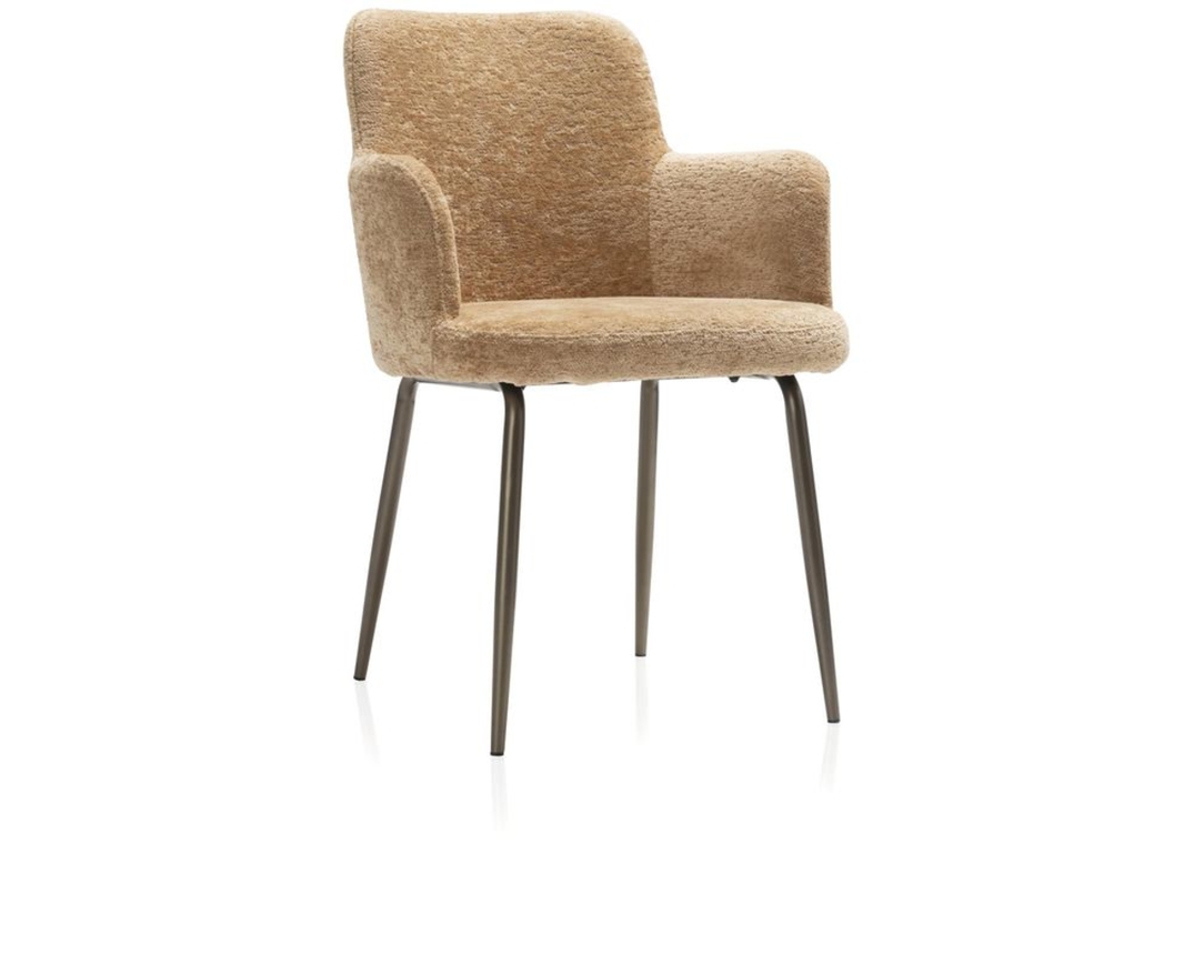 Coco Maison Armlehnstuhl "Olle", Gelb/Champagnerfarbig - Ockergelb - 2