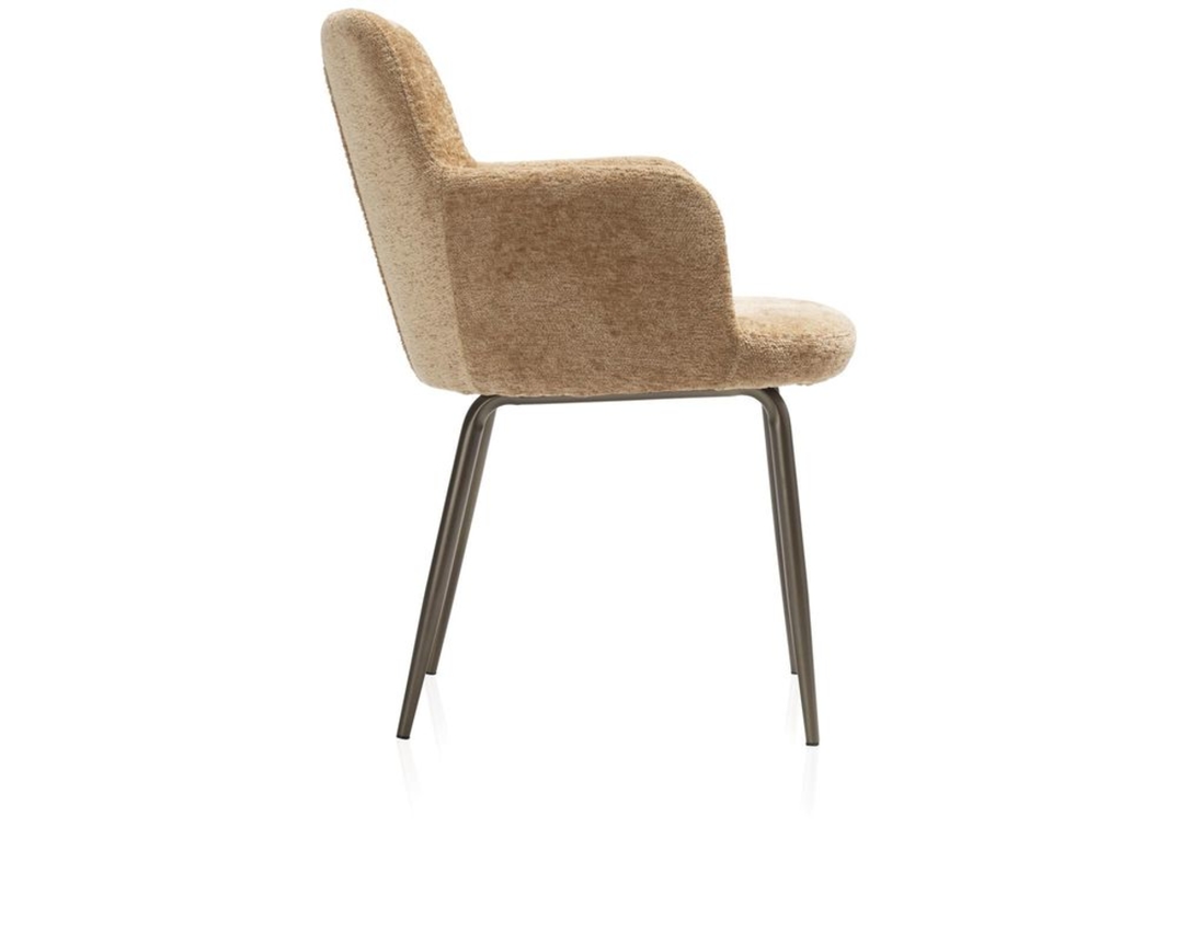 Coco Maison Armlehnstuhl "Olle", Gelb/Champagnerfarbig - Ockergelb - 4