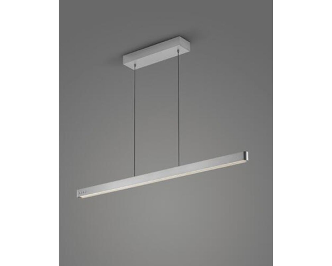 LED-Pendelleuchte "Donegal", höhenverstellbar - Silber - 1