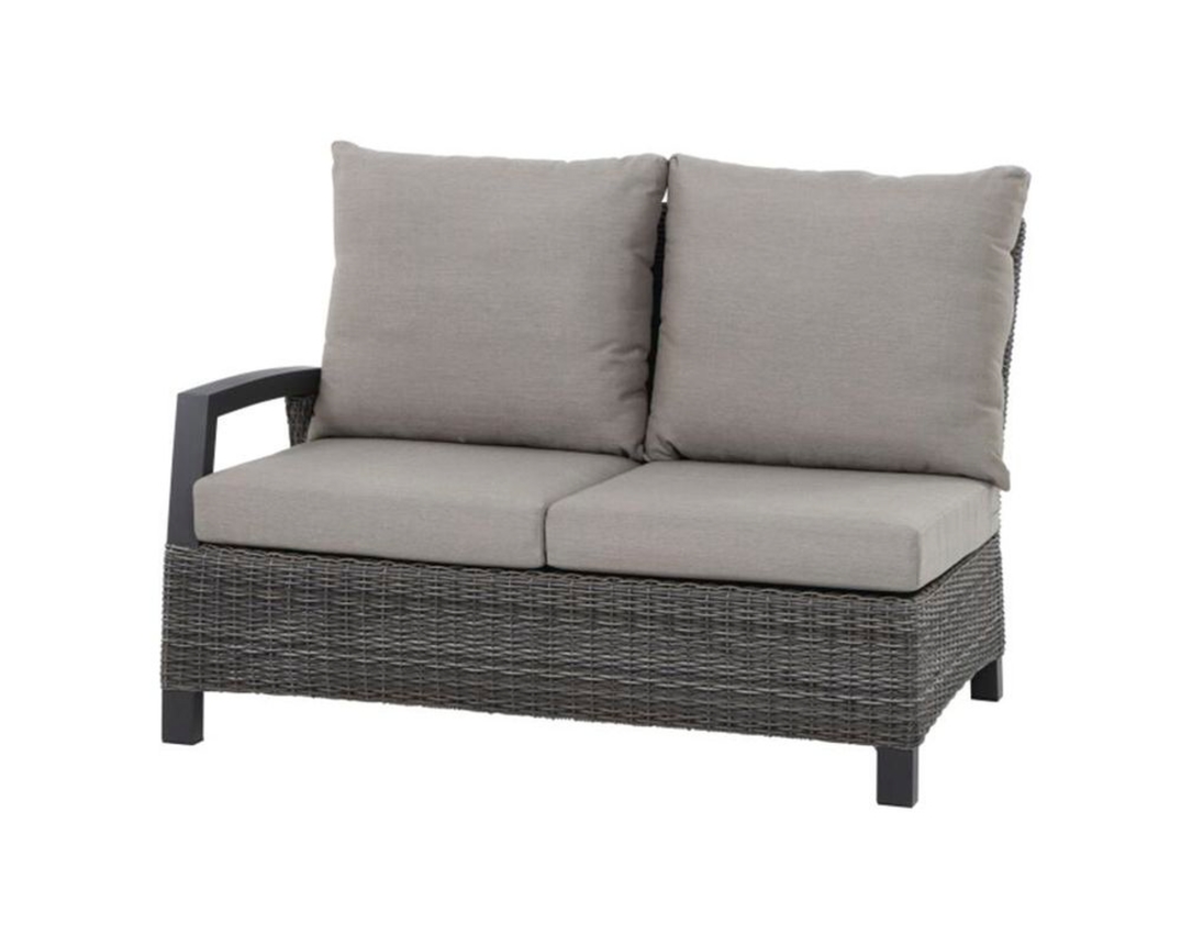 2-Sitzer Lounge-Seitenteil "Corido" links - Charcoal Grey - 1