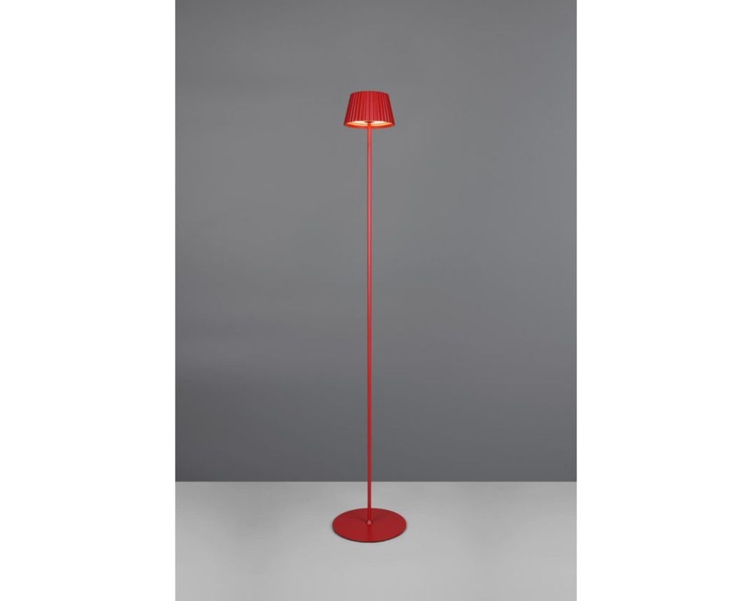 LED-Stehleuchte "Suarez", rot, inkl. USB-Kabel und Akku - Rot - 1