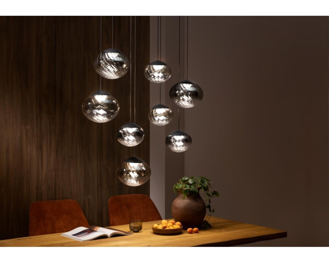 LED-Pendelleuchte "Pantoja", Stahl - schwarz - 1