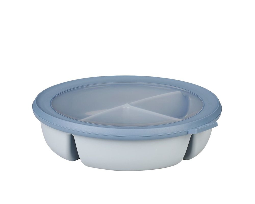 Mepal Bento-Bowl mit drei Fächern, blau - Sage - 1