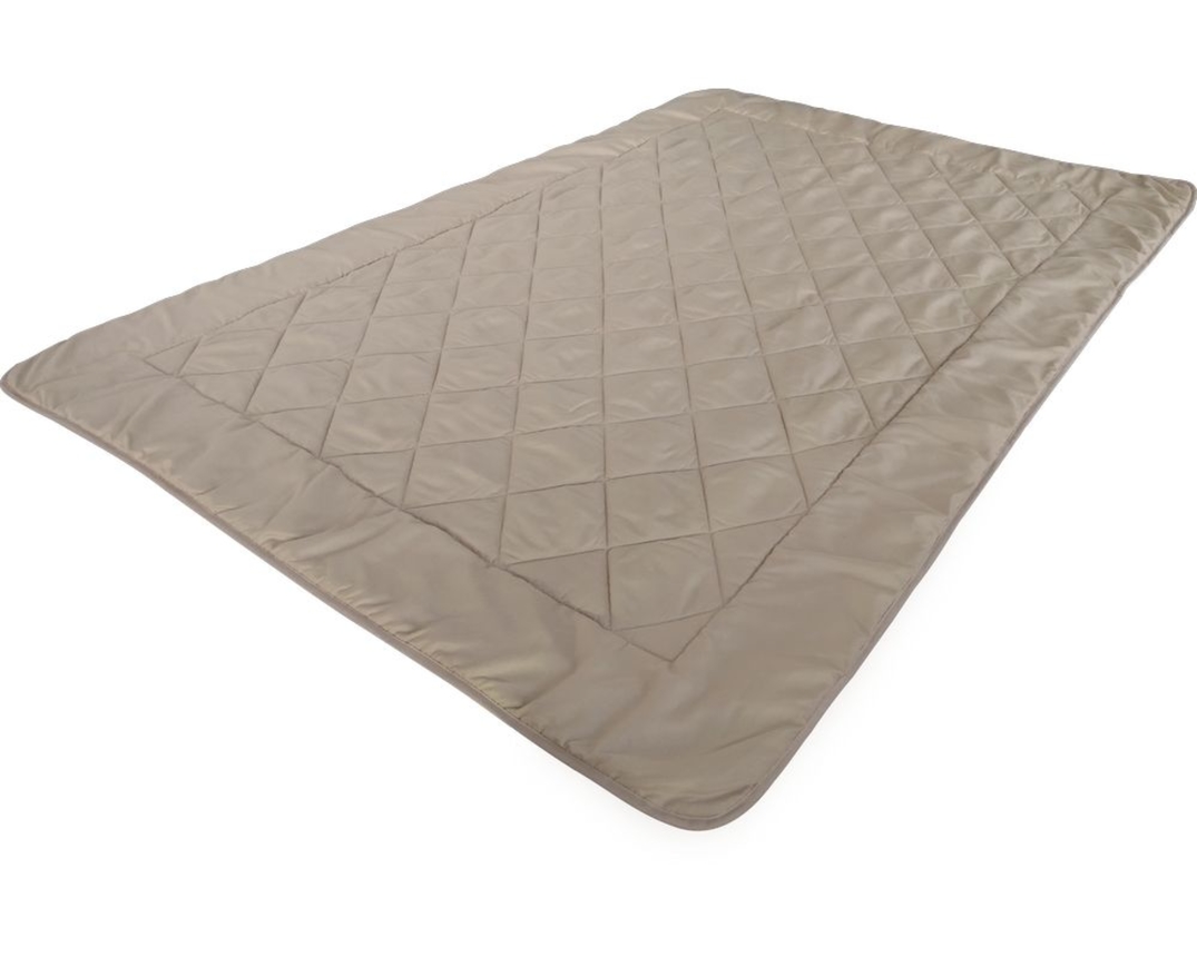 Sommerleichtsteppbett / Sommerdecke, ca. 135x200 cm, taupe - Taupe - 1
