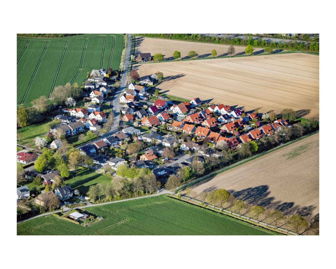 Fotoleinwand, Blick auf Budberg, ca. 60x80 cm - Mehrfarbig - 1