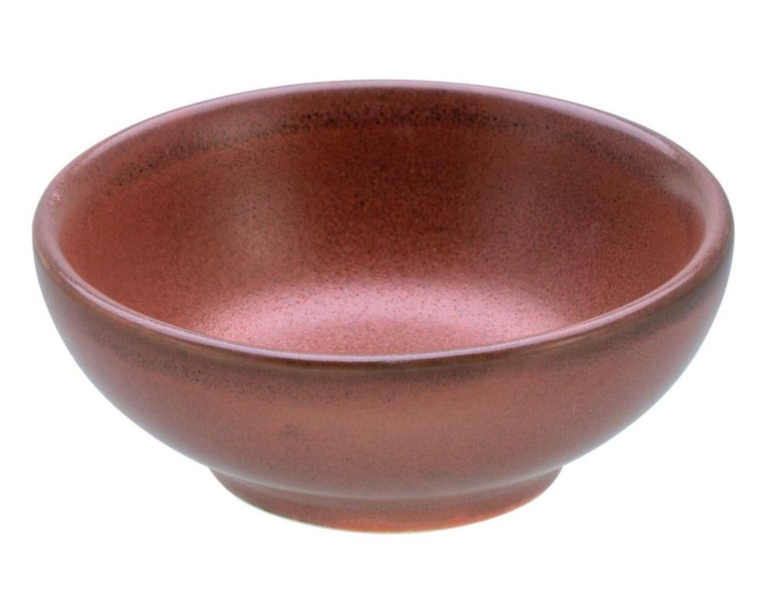 Schale "Sierra Nevada", rot, Steinzeug, ca. 8 cm - Fuego - 2