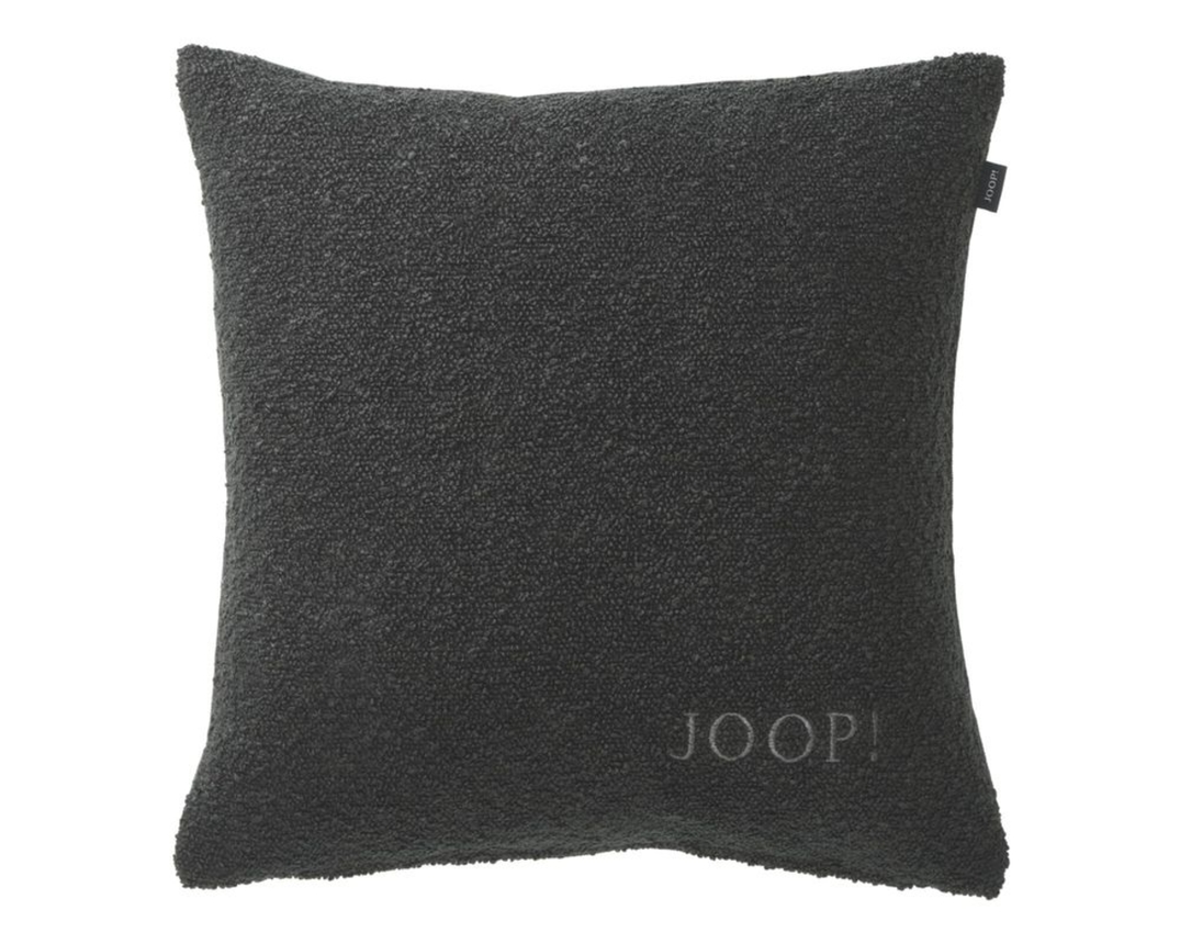 JOOP Kissenhülle "Touch", anthrazit, ca. 40x40 cm - Anthrazit - 1
