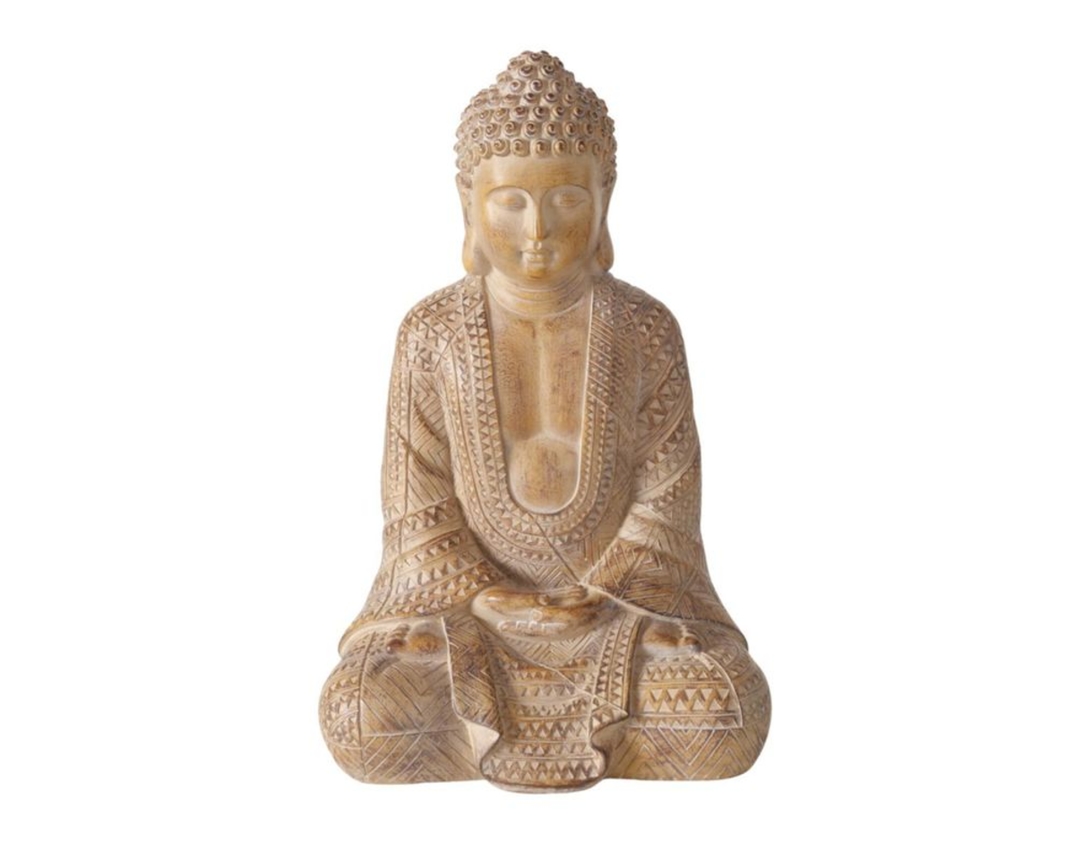Buddha-Figur "Legolas", 48,9 cm - Braun - 1