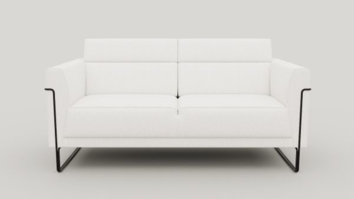 XOOON Fiskardo, 2-Sitzer - Stoff Vada - Elfenbein - 1