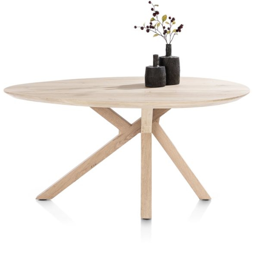 XOOON Cosenza, Tisch 160 x 115 cm - Beige, Braun - 1