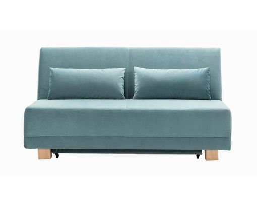 Schlafsofa "Ravenna", mintfarben, inkl. integriertem Schoner und Bettkasten - Mint - 1