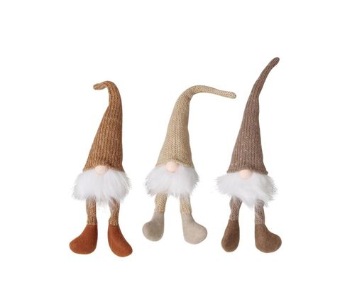 Kantenhocker Wichtel "Nanny", ca. 37 cm - Beige - 1