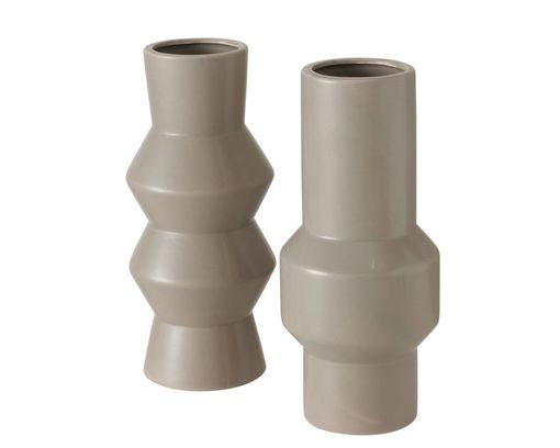 Vase "Sybil", Steingut - Beige - 1