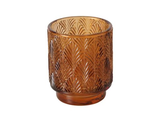 Windlicht "Outono" - Orange/Gelb/Creme - 4