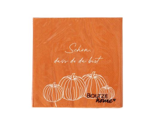 Servietten mit Gemüse-Aufdruck - Orange/Rot - 3