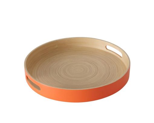 Tablett "Bambo", ca. 35,4 cm - Orange - 1
